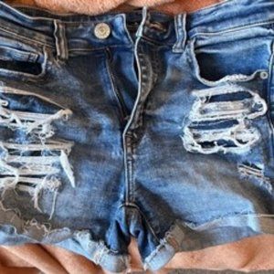 American Eagle High Rise Jean Shorts